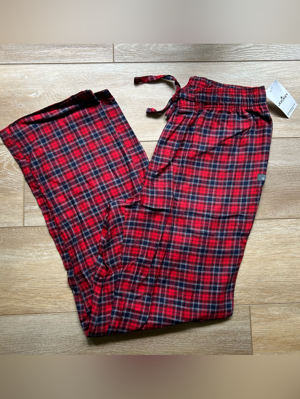 Dockers Red Plaid Men's Flannel Lounge Pants